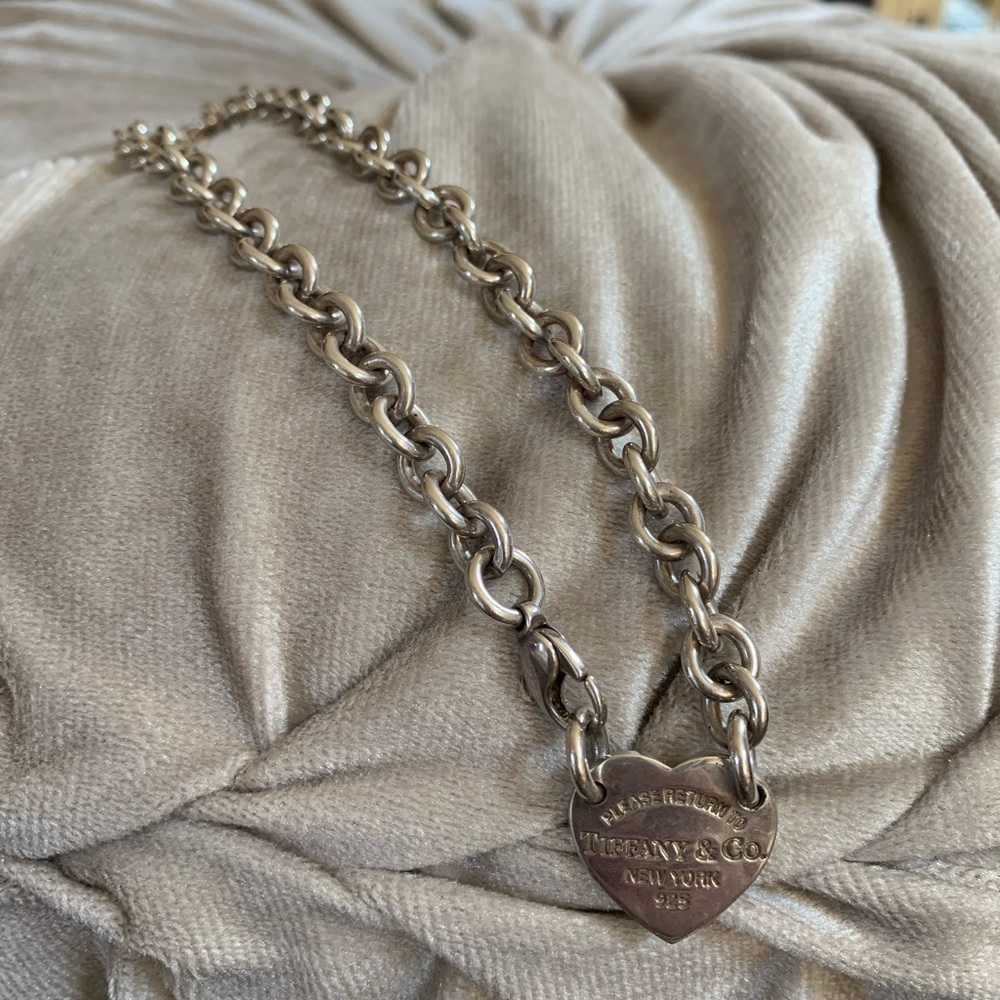 Tiffany heart toggle Necklace